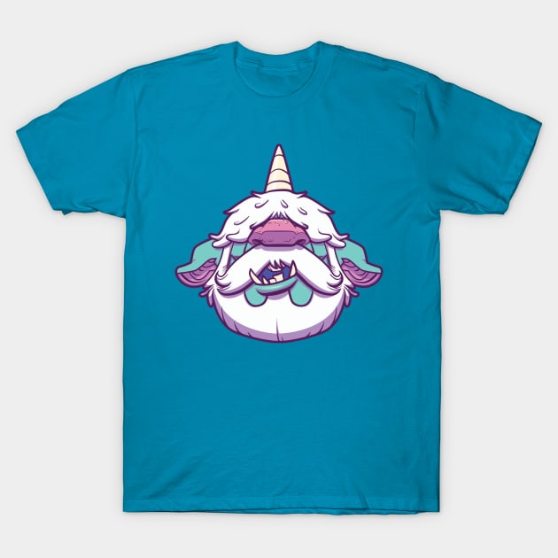 Snow-Cone Yeti T-Shirt by ErrolRichJr